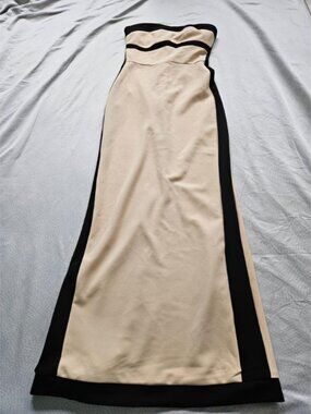 Dress, One and Only, S, Beige/Black